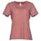 BELLA+CANVAS® Women's Relaxed V-Neck Heather T-Shirt